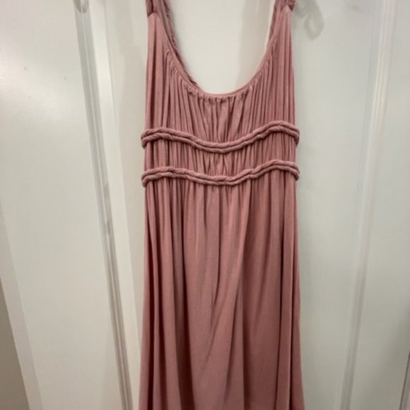Beige pink summer dress - Picture 2 of 7